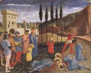 Fra Angelico St Cosmas och S: t Damianus halshugges Germany oil painting artist